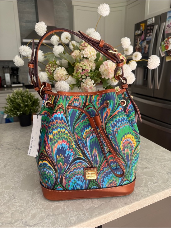Dooney & Bourke Handbags - Dooney & Bourke Plumes Drawstring shoulder bag
